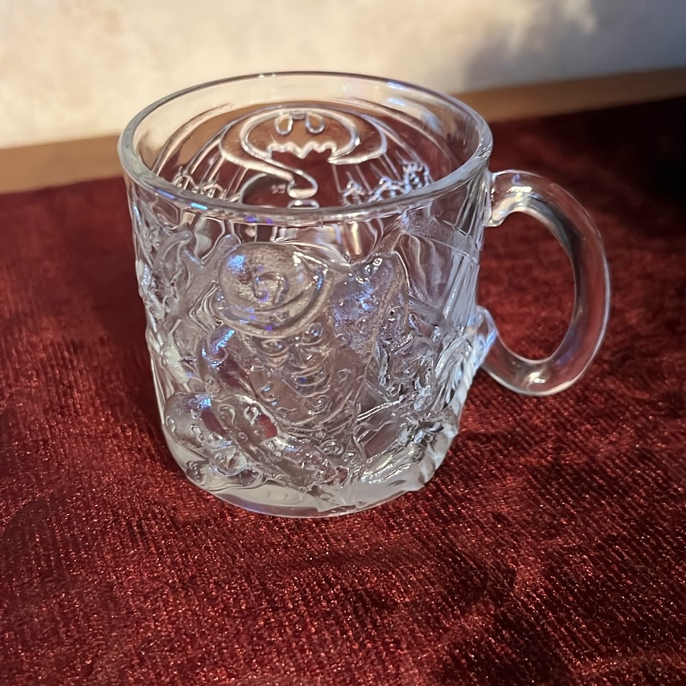 Batman Riddler McDonald’s 90’s era glass coffee mug.